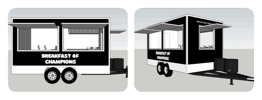 BBQ food trailer design