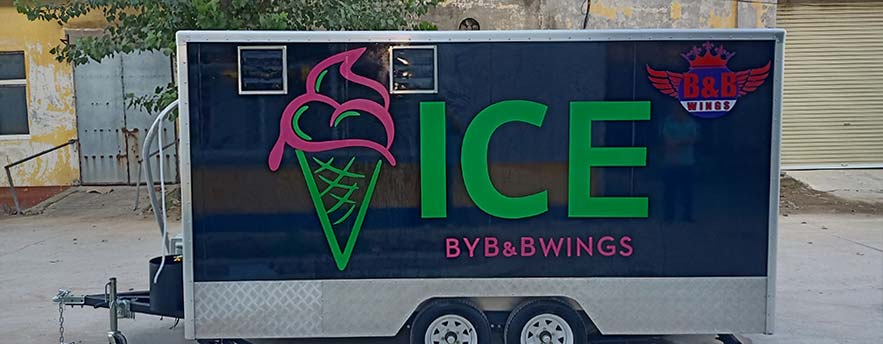 Ice cream trailer