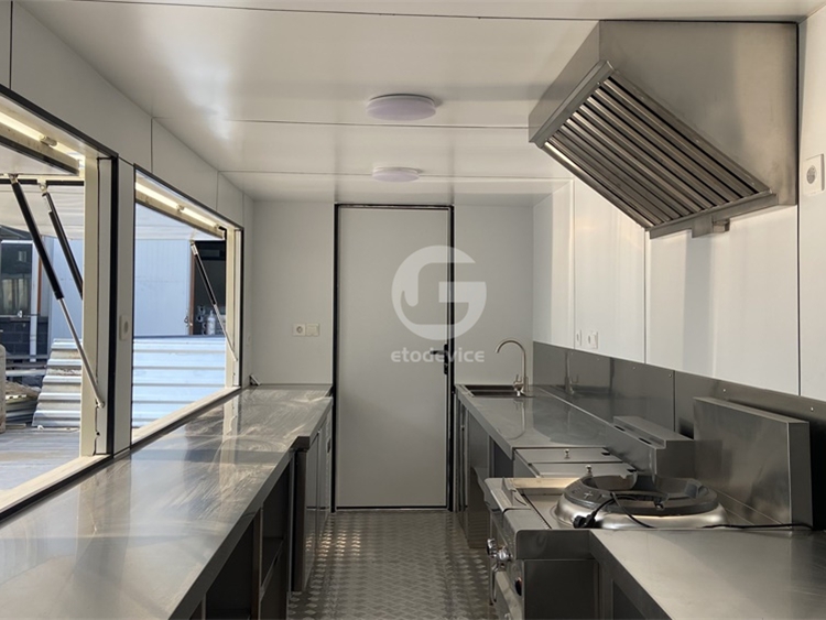 Container kitchen interior