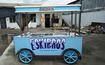 custom ice cream cart