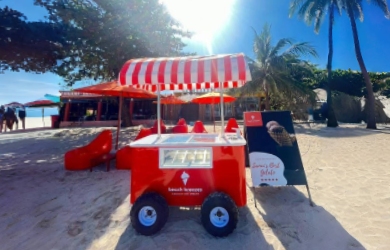 Thailand-Ice-Cream-Beach-Cart