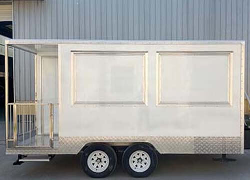 food trailer with porch