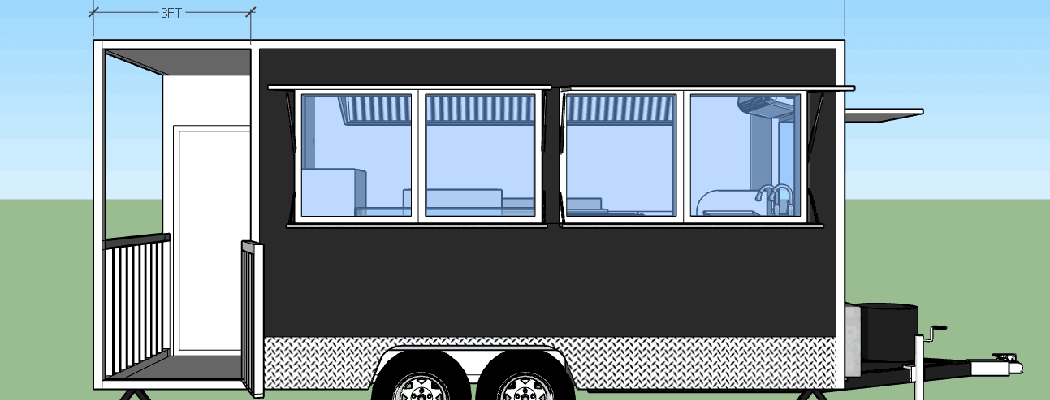Food Trailer Porch Crafting Culinary Havens on Wheels.