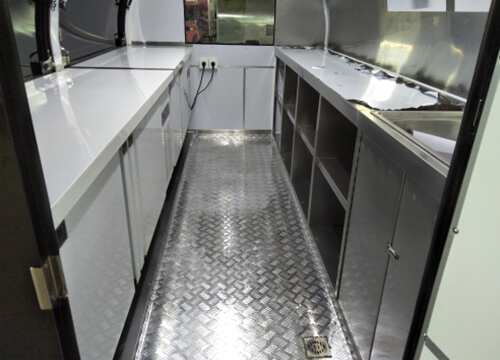 quality food trailer kitchen
