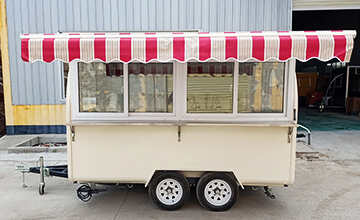 Small food trailer