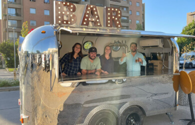 airstream beer trailer for sale