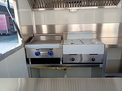 food vending trailer kitchen