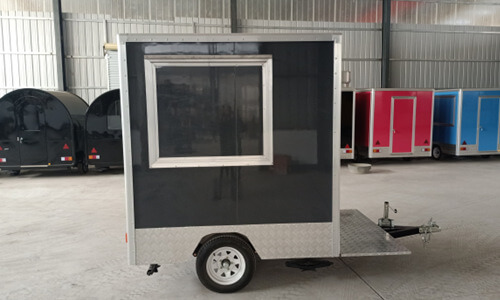 mini box food trailer