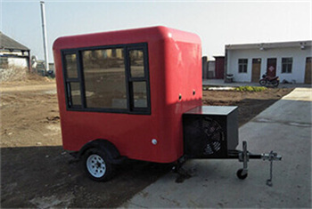 mini waffle food cart