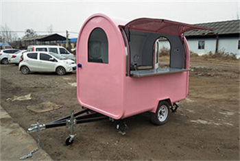 pink drink food cart