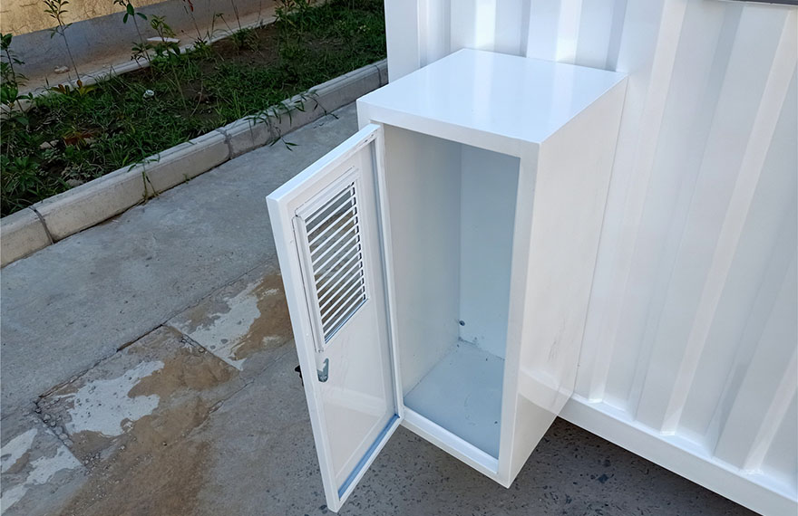 the cabinet for gas tanks
