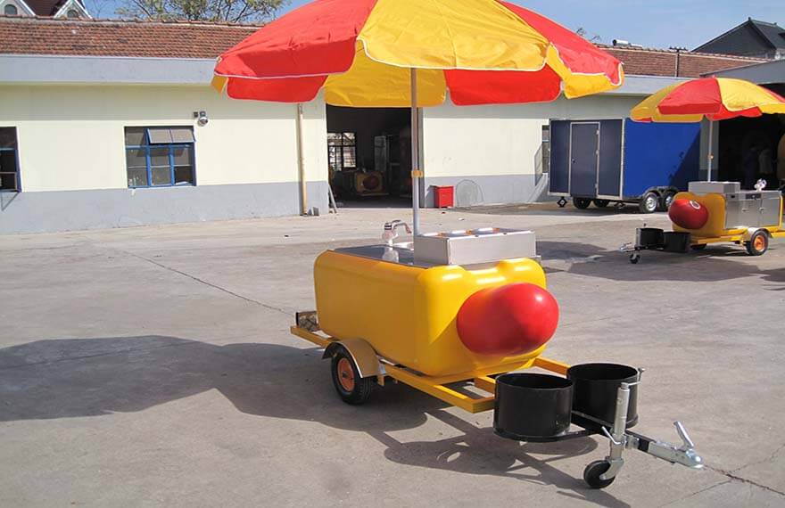 hot dog stand