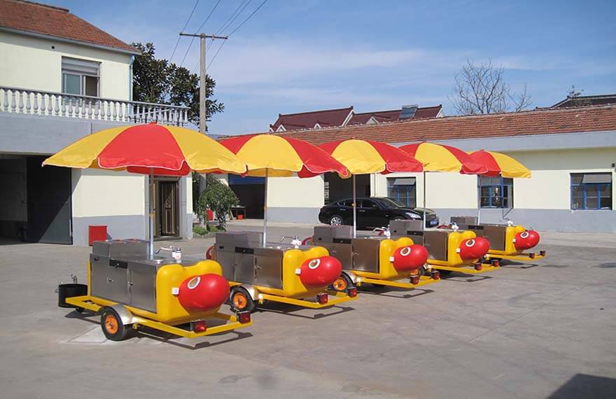 hot dog stand carts