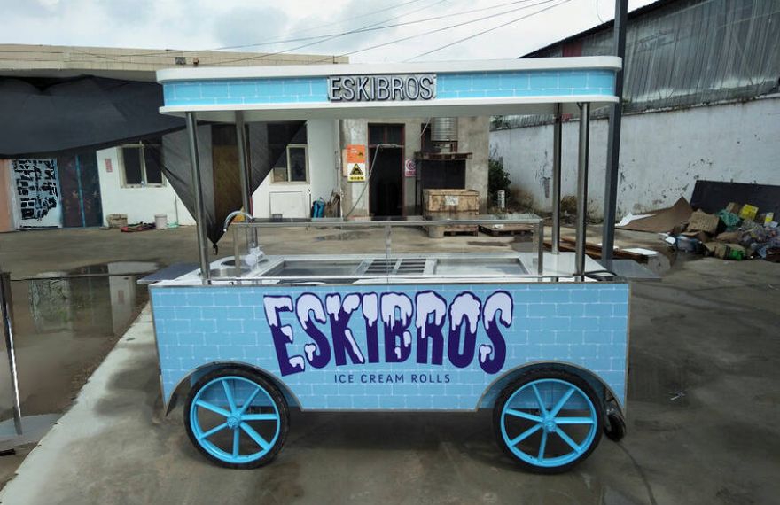 Ice-Cream-Roll-Cart-for-Sale