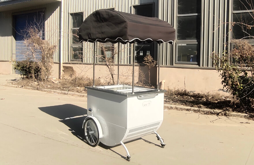 ice cream hand cart