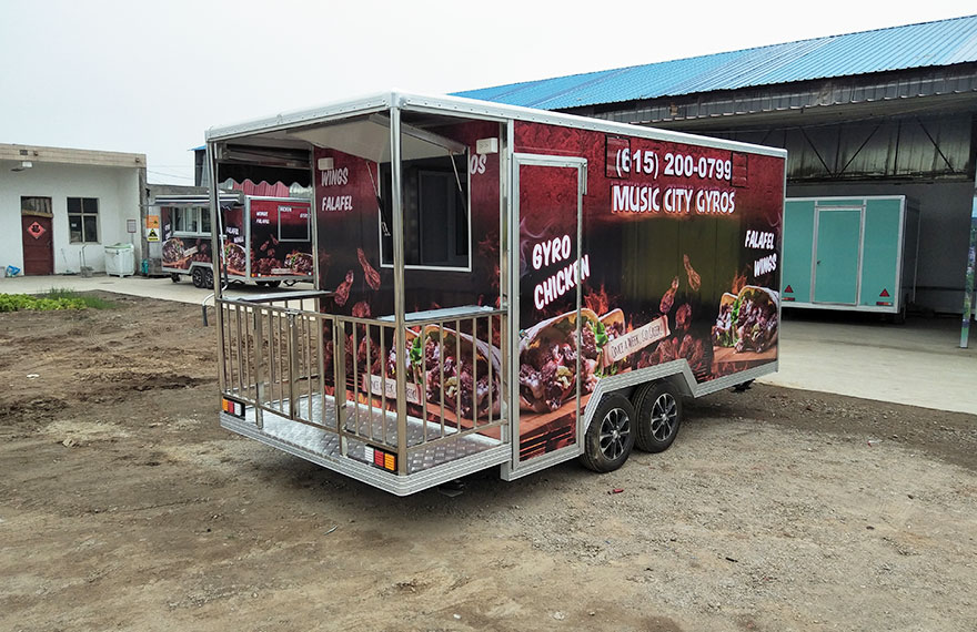 mobile bbq trailers