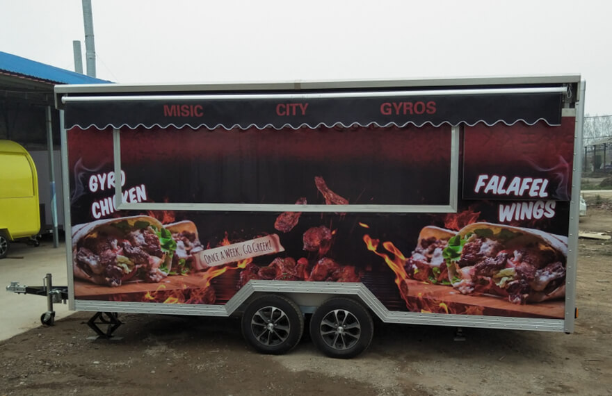 bbq food trailer