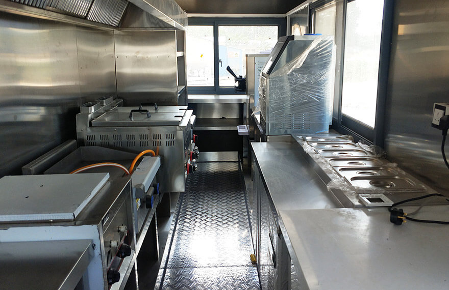 Burger Trailer Kitchen