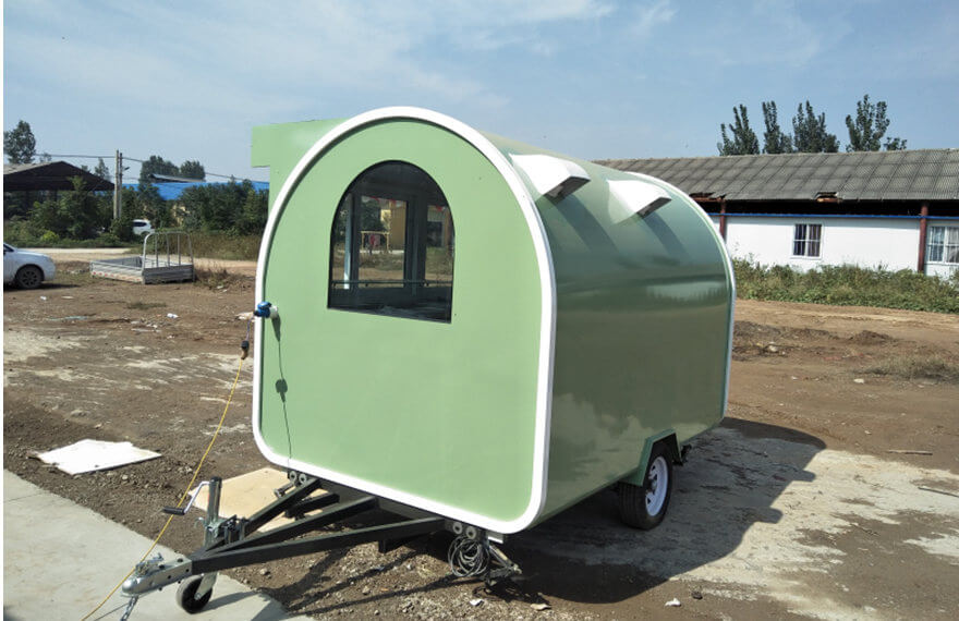 burger catering trailer front