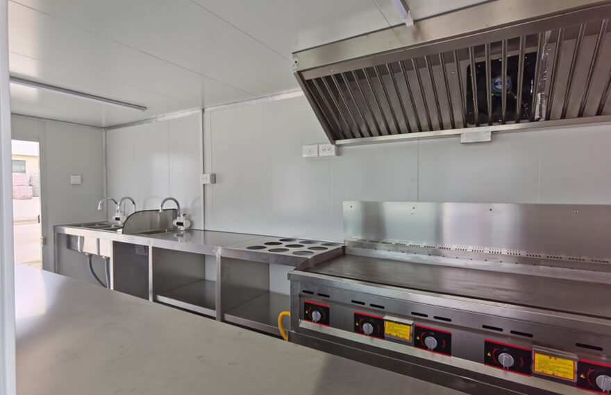 burger van trailer kitchen