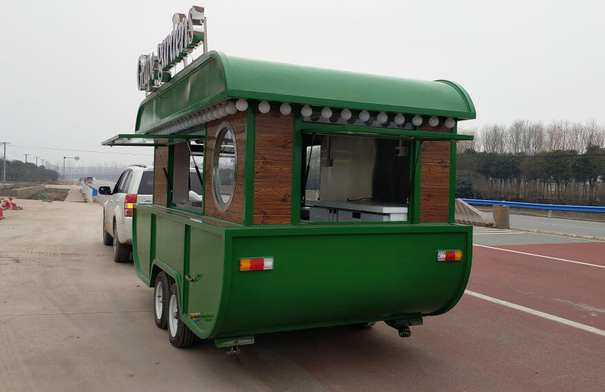 Grape gardens fast food trailer rear