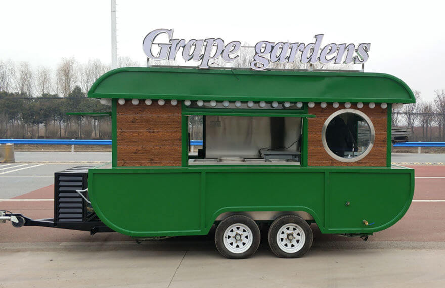 Grape gardens fast food trailer