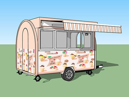 Ice Cream Trailer Design