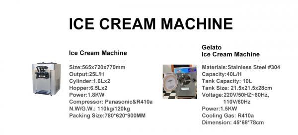 ice cream machines