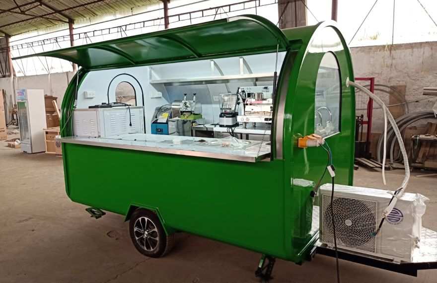 custom mobile coffee bar for sale