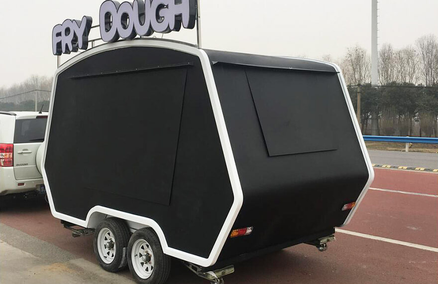coffee and donut trailer rear