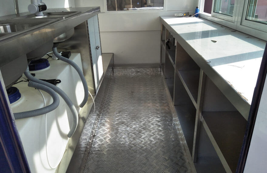 small coffee cart trailer kitchen