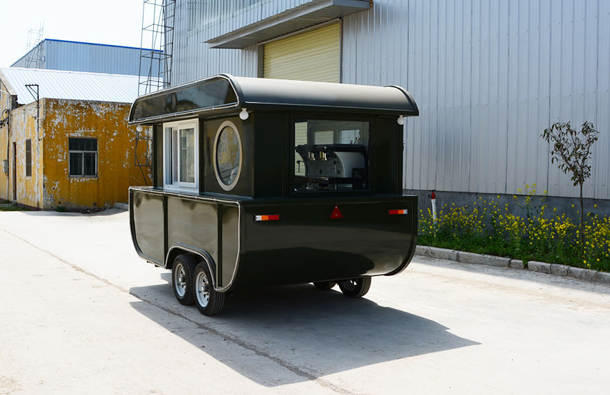 Vintage Coffee Trailer Rear