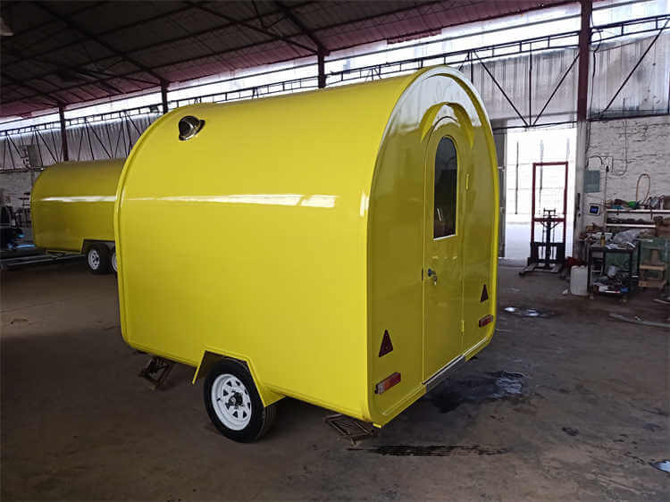 Professional Factory Made Silver bullet catering trailer Suitable For Baked Potato And Crepe For Sale