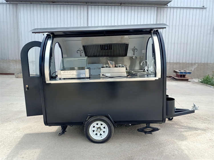 CE Certificate Mobile Kitchen Trailers / Mobile Catering Kiosk For Sale