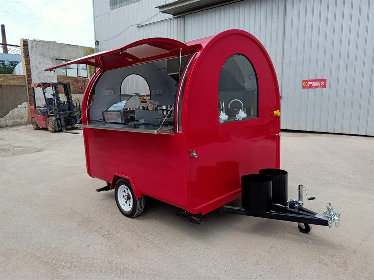 The 1-2 Persons Workin Coffee Trailer For Sale Near Me