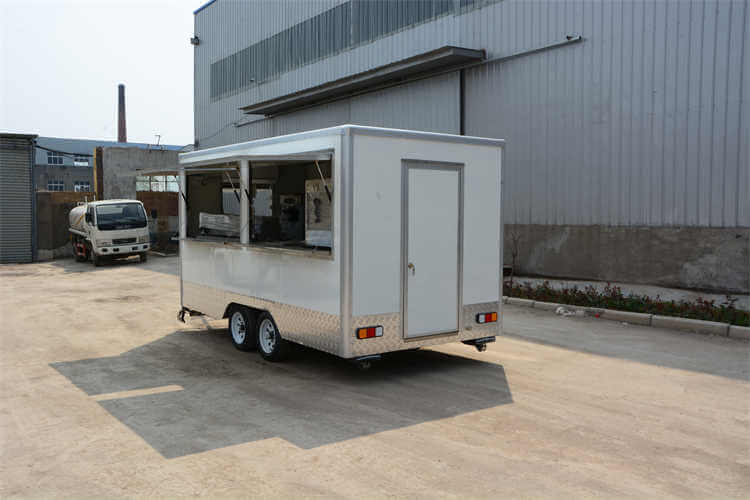 Multi-Function Custom BBQ Concession Trailers Wholesale Stainless Steel BBQ Kitchen Trailer