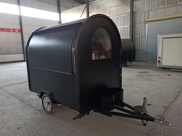 The Small Size Round Shape Custom Coffee Trailer For Sale