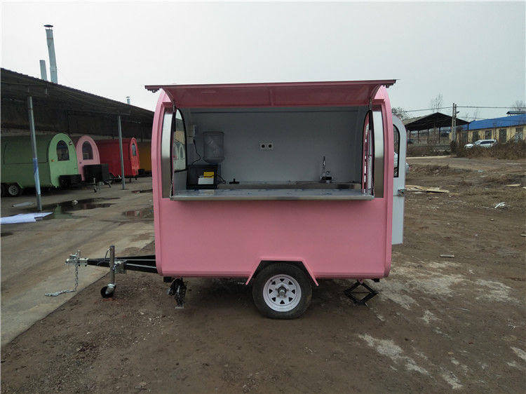 Single Axle Double Axle Commercial Use Can Custom Ice Cream Cart