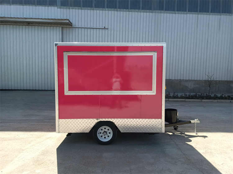 China Verified Enclosed BBQ Trailer For Street Vending Cart BBQ Trailer With Porch