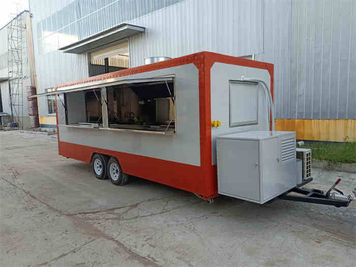 Enclosed Hot Dog Cart With Grill  Company