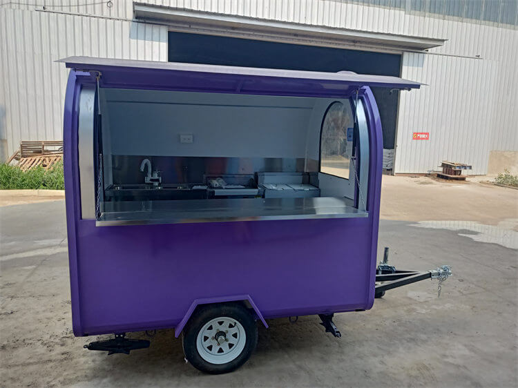The Fast Food Gas Power Mobile Pizza Trailer