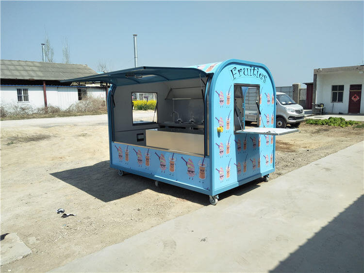 4 Small Wheels Gelato Cart For Sale