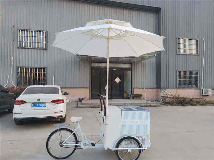 Mini Small Size Outdoor Ice Cream Commercial Bicycle