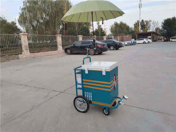 Australian standard Ice Pop Push Along Ice Cream Bike Cart