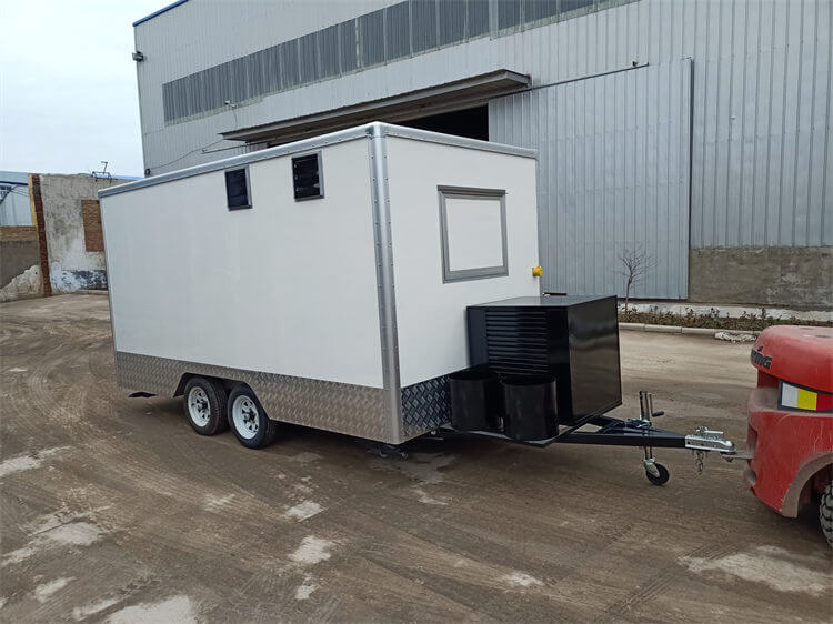 Double Window With Generator Coffee Trailers For Sale Near Me