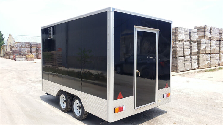 Large Commercial BBQ Competition Trailer For Sale