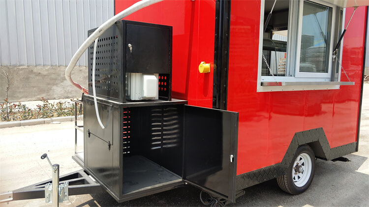 Towable Gas BBQ Food Trailer