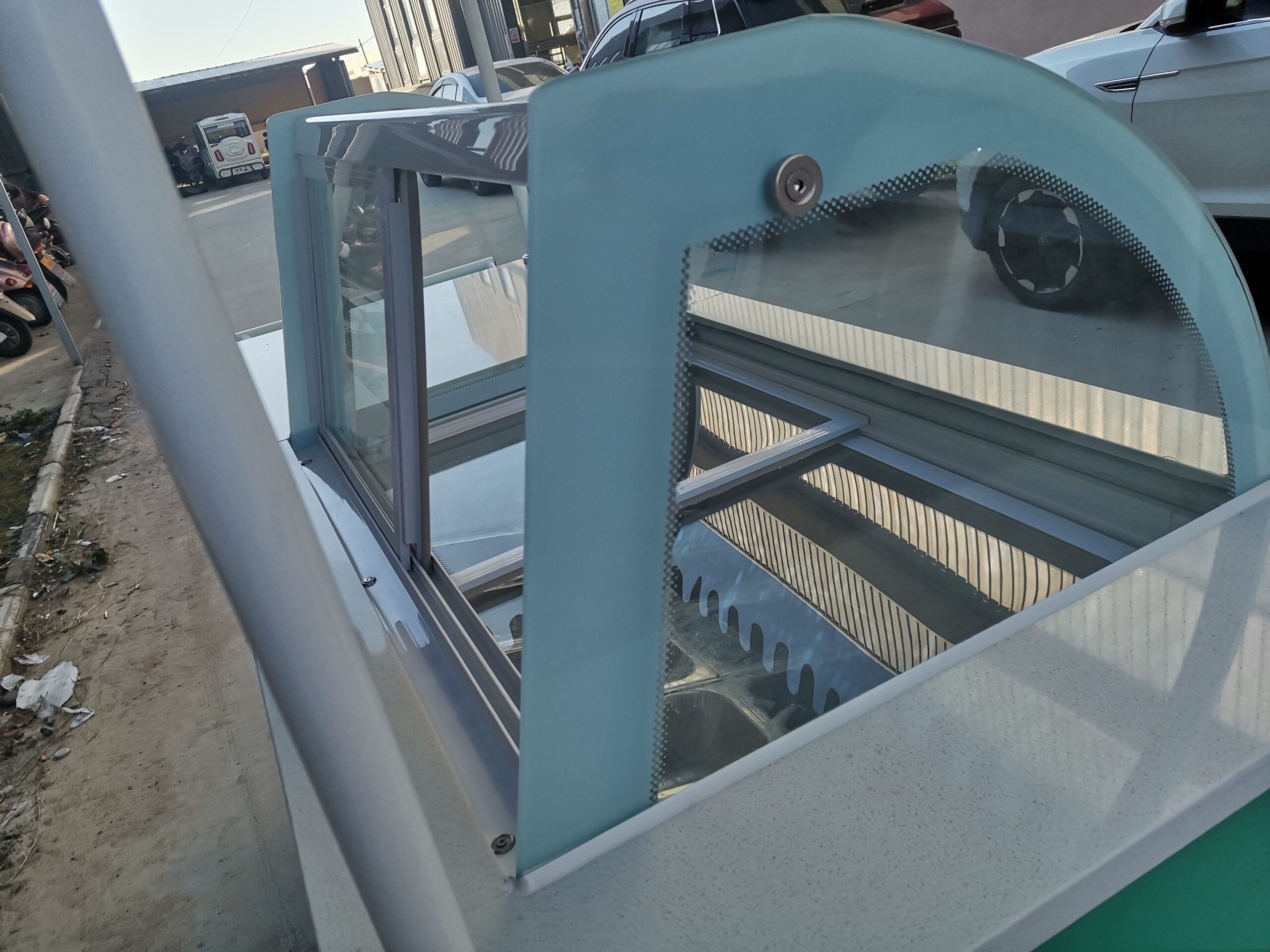 The freezer of ice cream carts