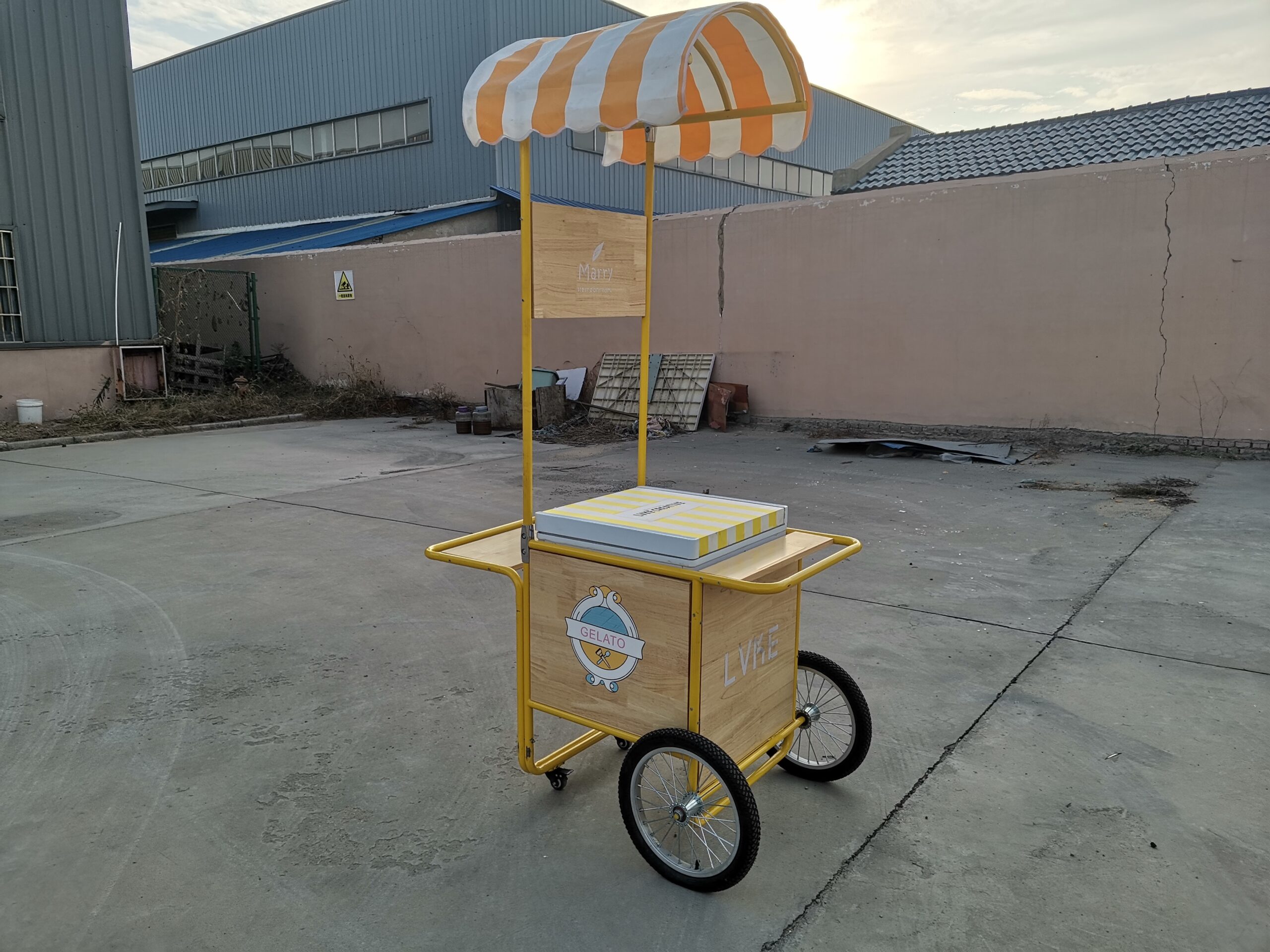 Ice Cream Push Cart for Sale
