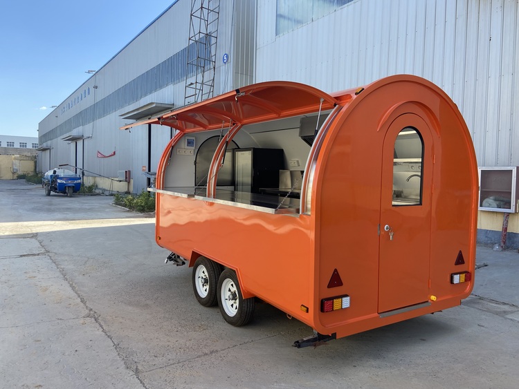 pizza food trailer truck